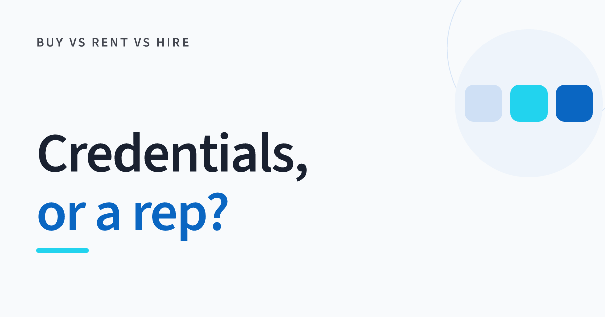 Buy vs Rent vs Hire a LinkedIn Rep: The 2026 Decision Guide