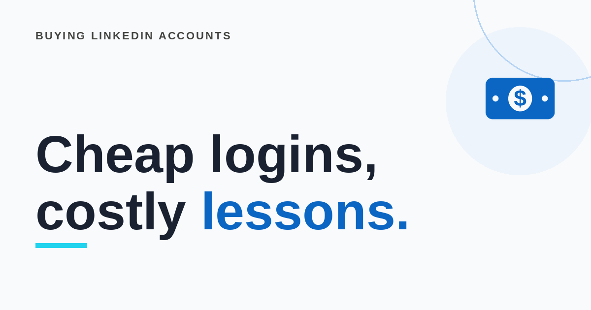 Buying LinkedIn Accounts for Outreach: The Complete 2026 Guide