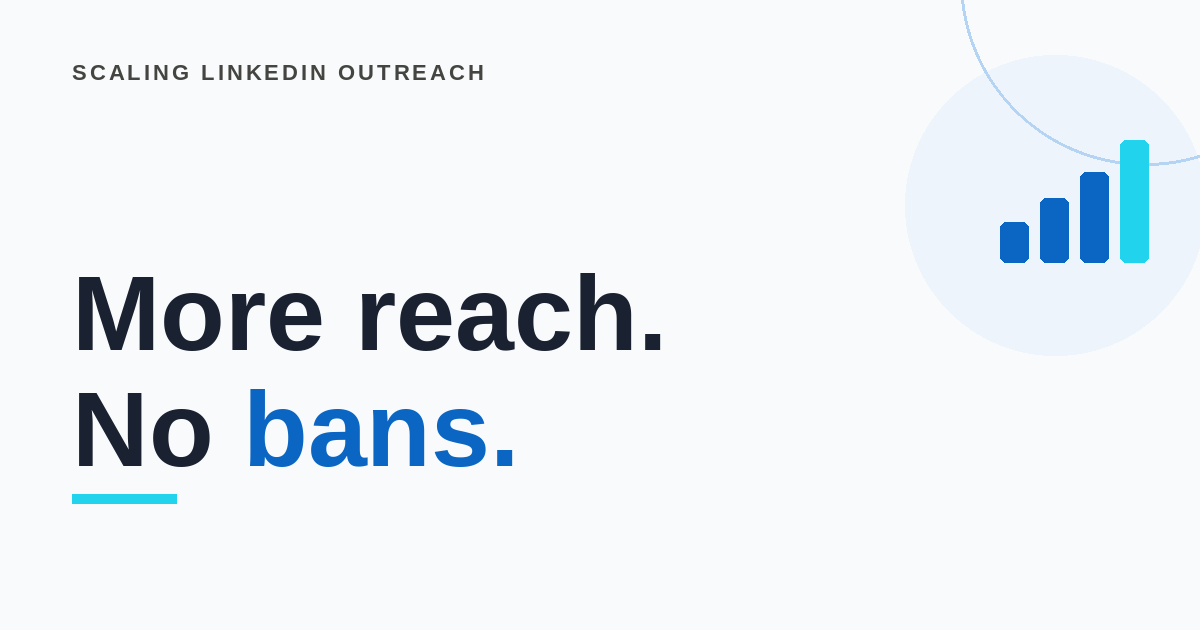 How to Scale LinkedIn Outreach Without Getting Banned (2026 Guide)